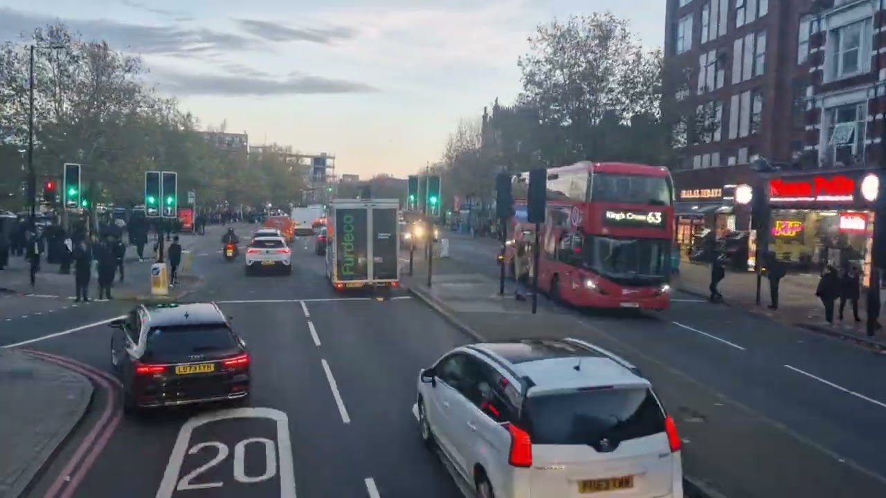 BL1 Bus route visual Waterloo- lewisham shopping centre LF20 XNS