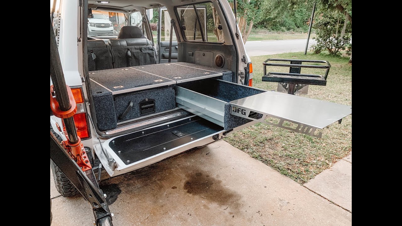 Ultimate budget drawers! DFG Offroad Drawers Review and Install for Land Cruiser 80.