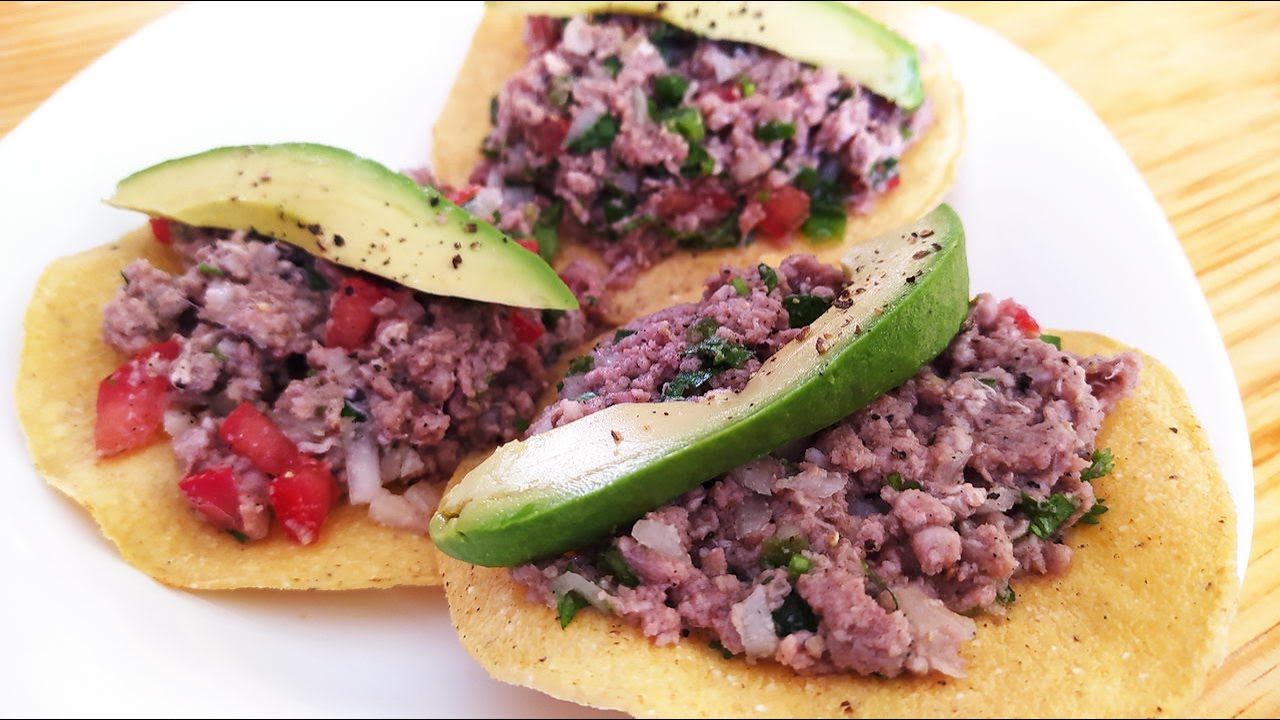 CARNE TÁRTARA (A LA MEXICANA) - ¡NO NECESITAS ESTUFA!