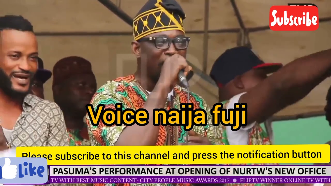 ALABI PASUMA OGANLA FUJI LIVE PERFORMANCE AT OPENING OF NURTW'S NEW OFFICE