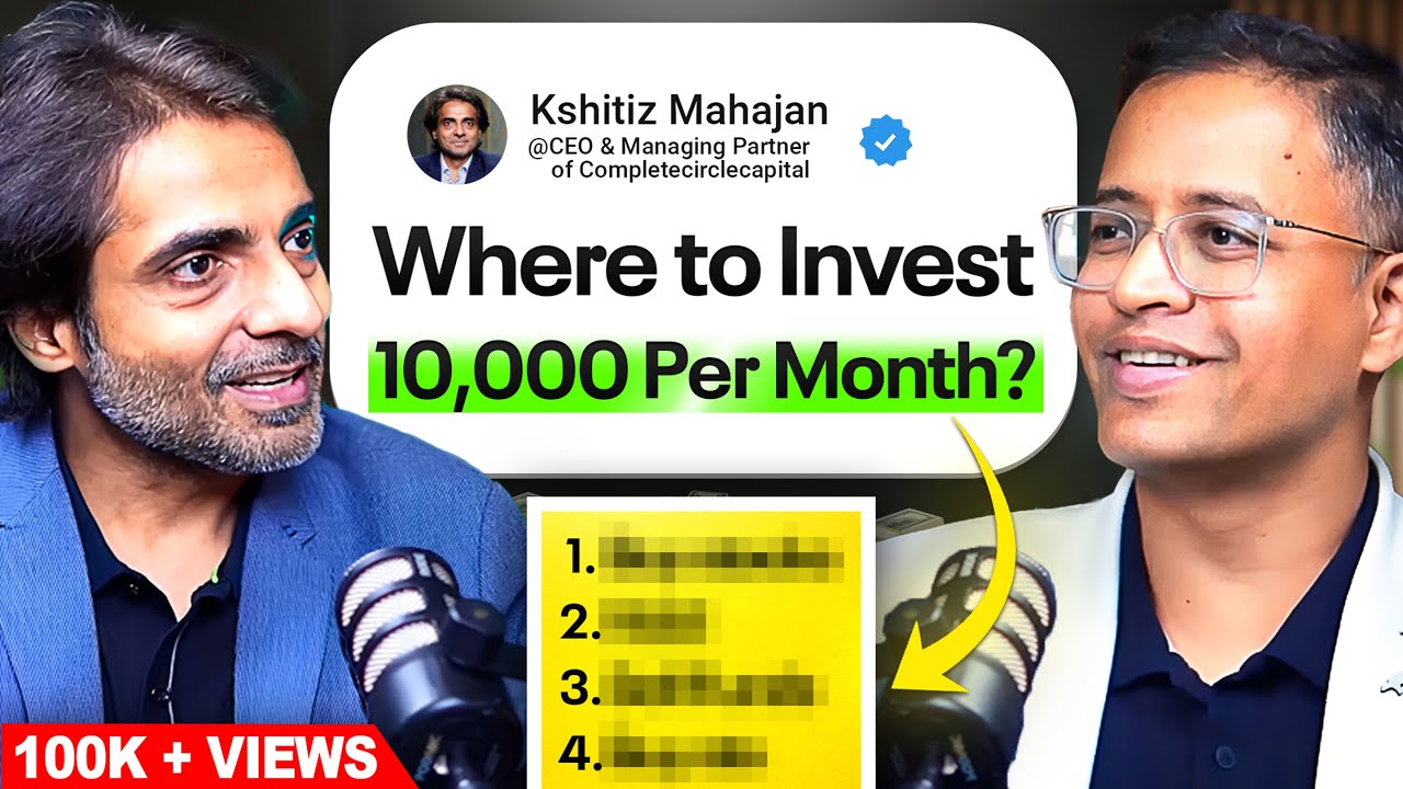 ₹10,000 x Month = ₹1 Crore! The Ultimate Investment Blueprint Ft Kshitiz Mahajan & Rahul Jain