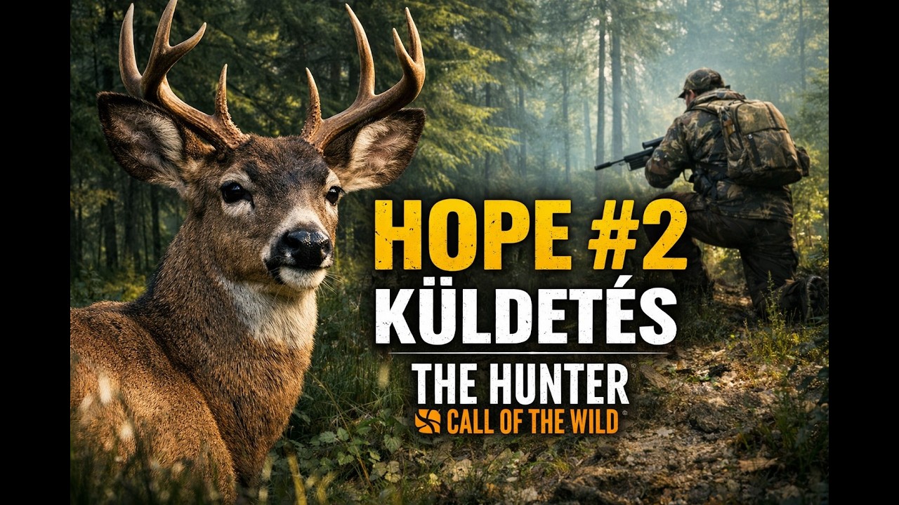 Hope #2 küldetés...VAJON SIKERÜL..?🏅 | theHunter: Call of the Wild #7