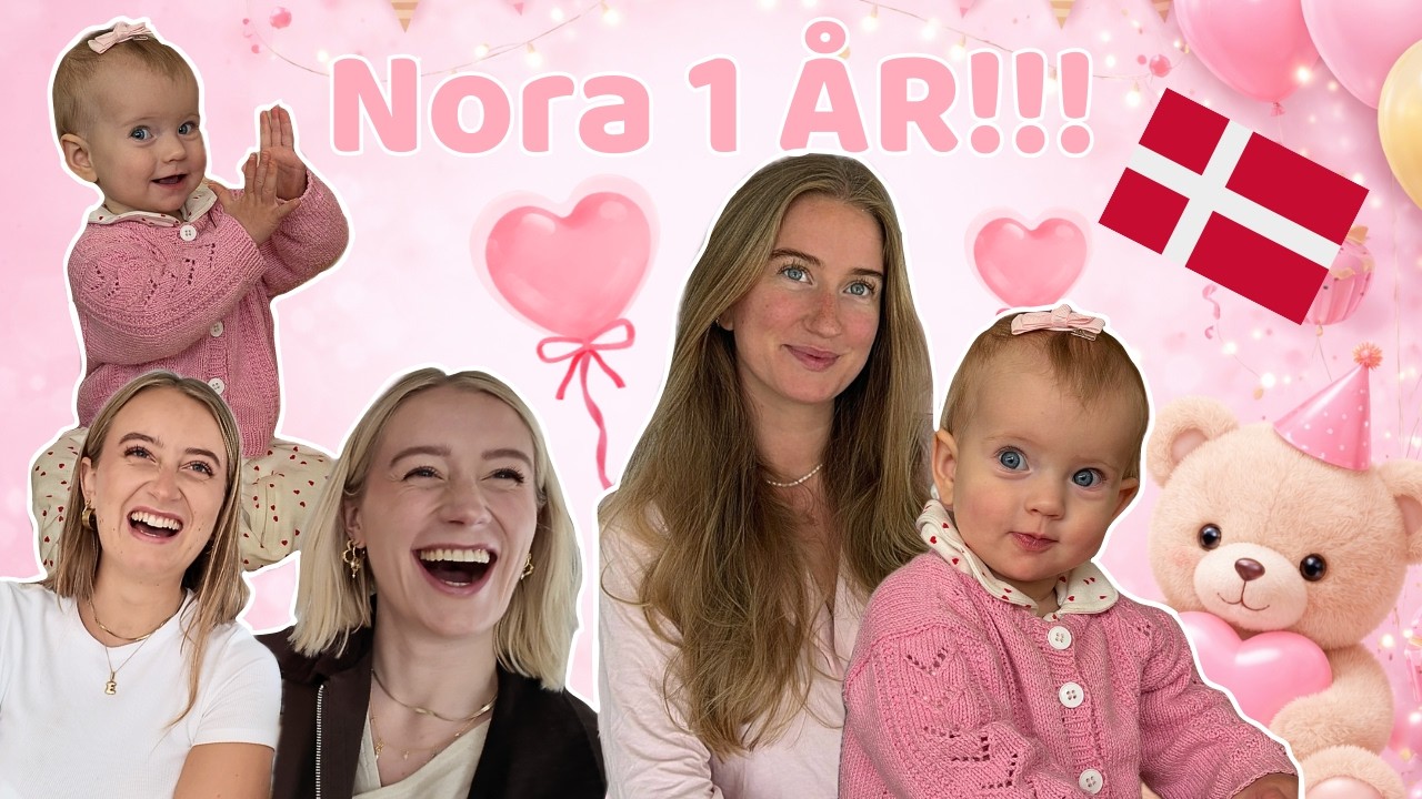 MIN OG NORAS F&Oslash;DSELSDAG MED HELE FAMILIEN!!! (1 &aring;r og 28 &aring;r)