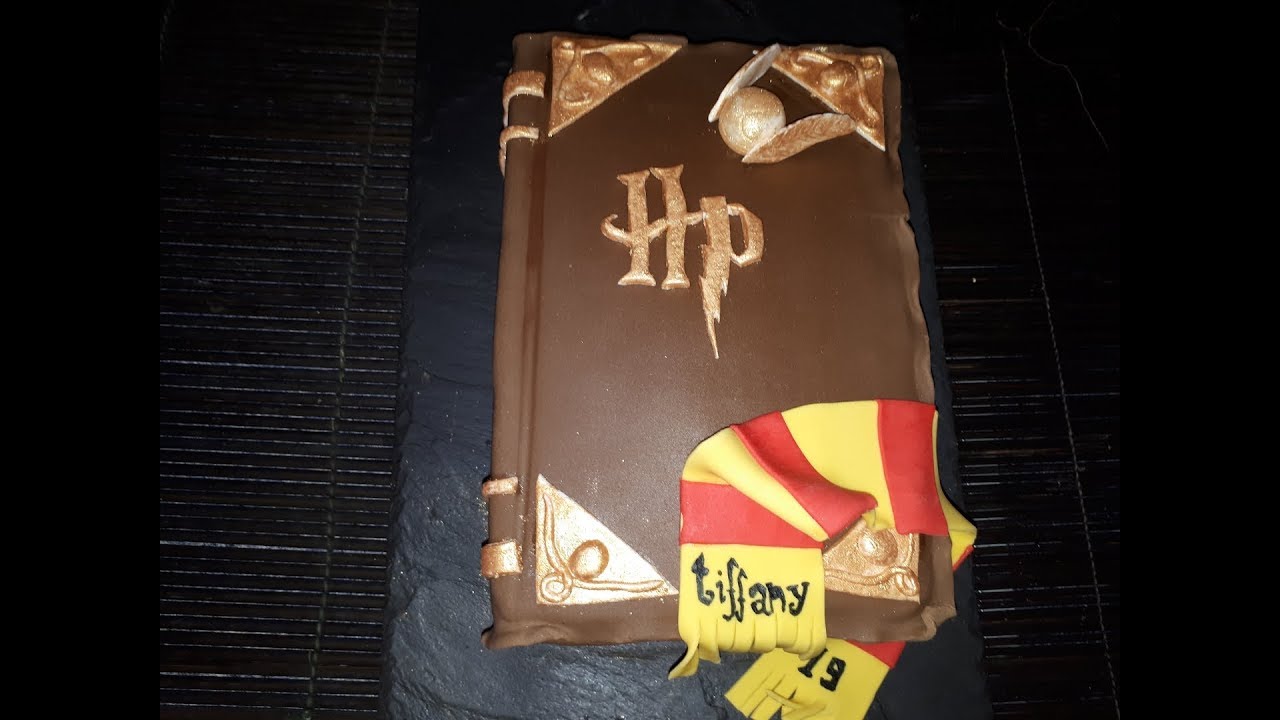 LE GÂTEAU LIVRE HARRY POTTER!!🧙‍♂️📙 oui oui ce livre se mange😋