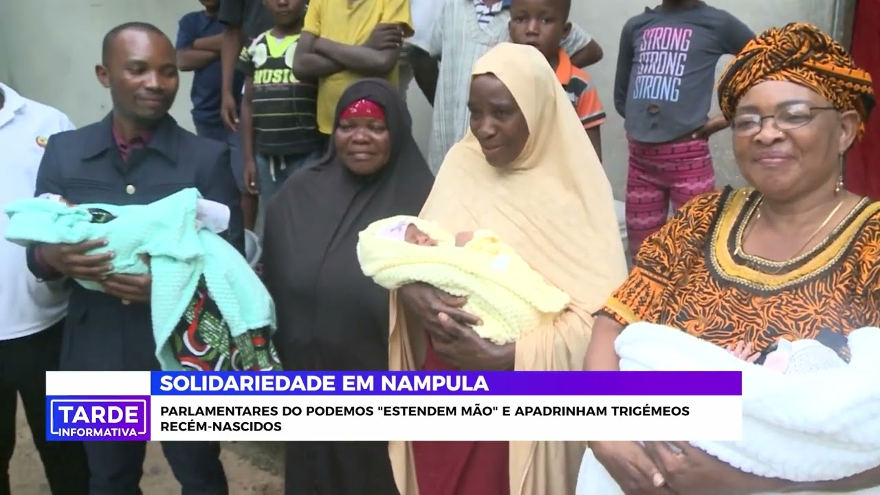 Podemos apoia trigémeos em Nampula