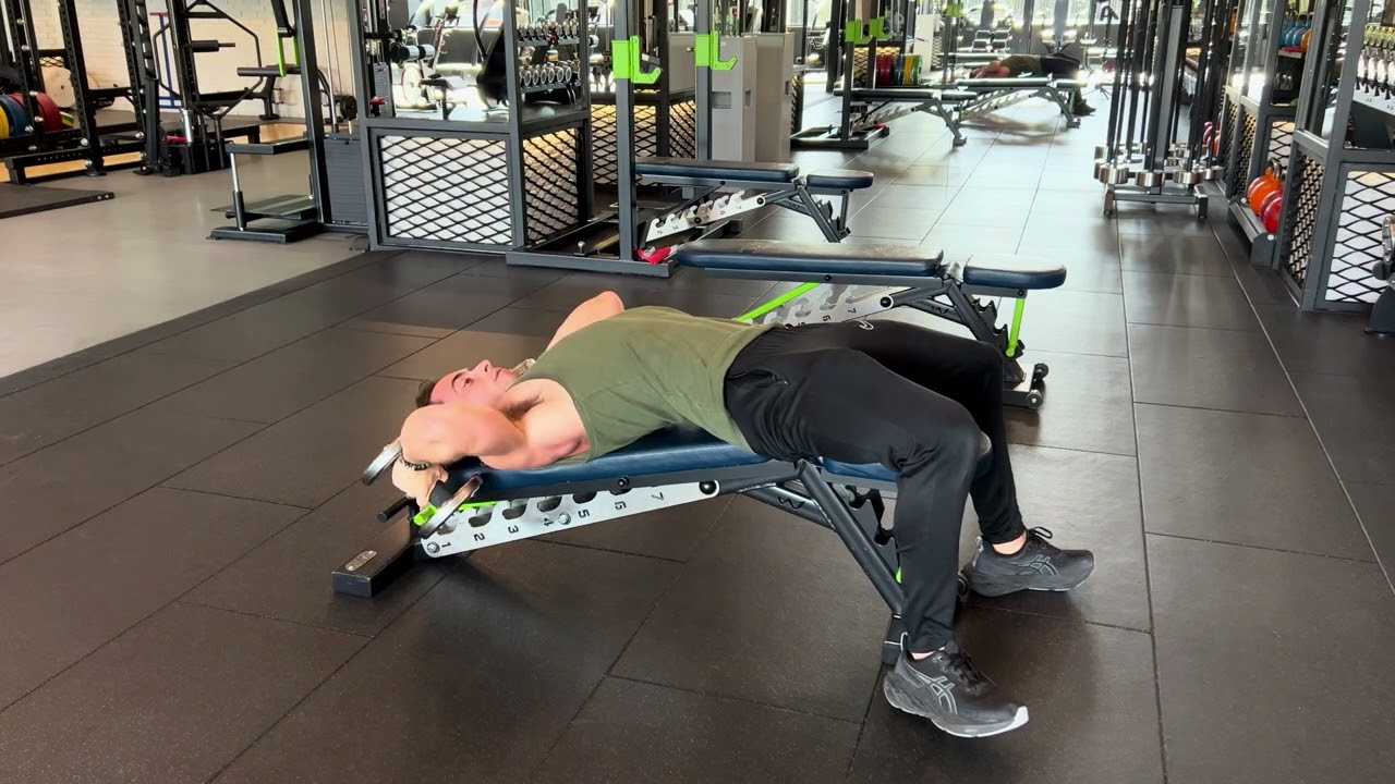 Decline DB Triceps Extension