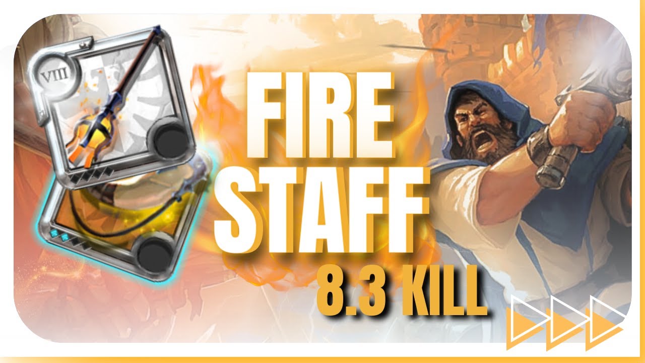 MIST SOLO | 1H FIRE STAFF I KILLED 8.3 | FIRE DE UMA MÃO, MIST SOLO MATEI UM 8.3, ALBION ONLINE