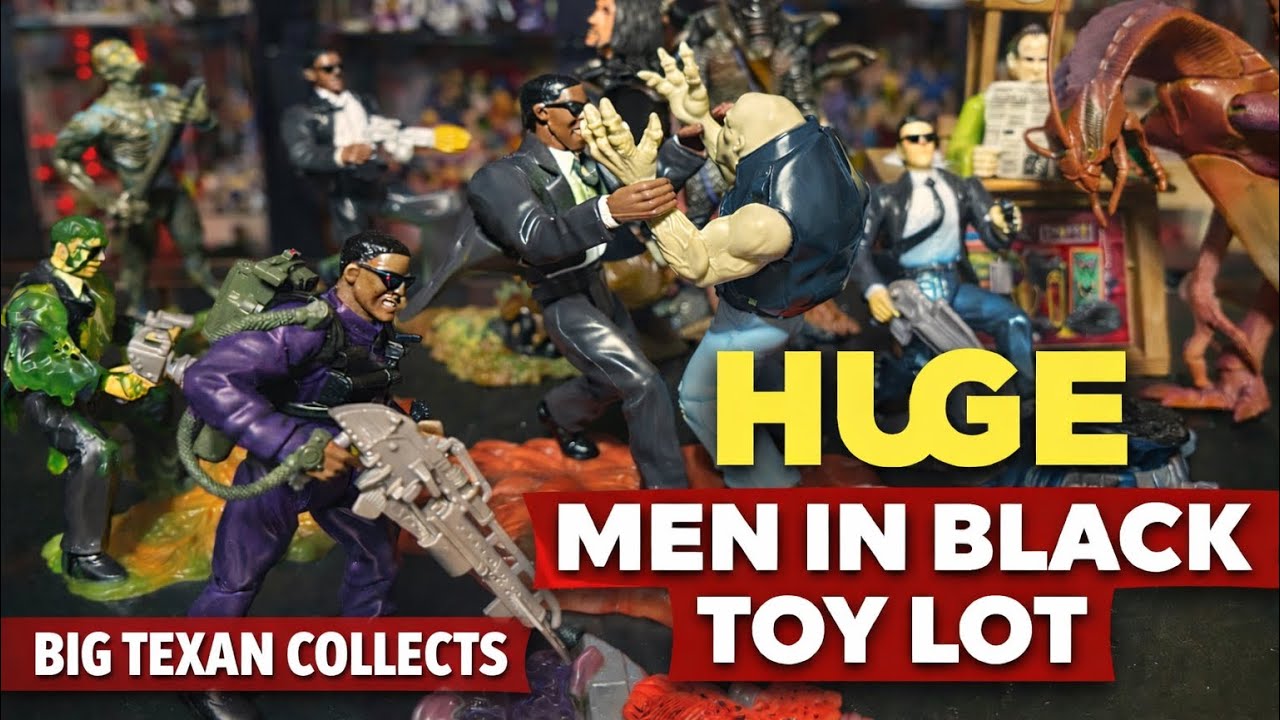 HUGE Men in Black Toy Lot Unboxing! 👽 Vintage 1997 Galoob Figures!