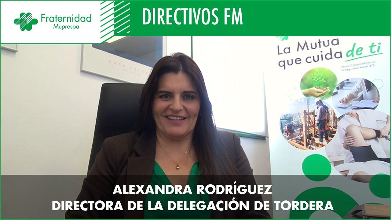 Directivos Fraternidad-Muprespa - Alexandra Rodríguez, directora de la delegación de Tordera