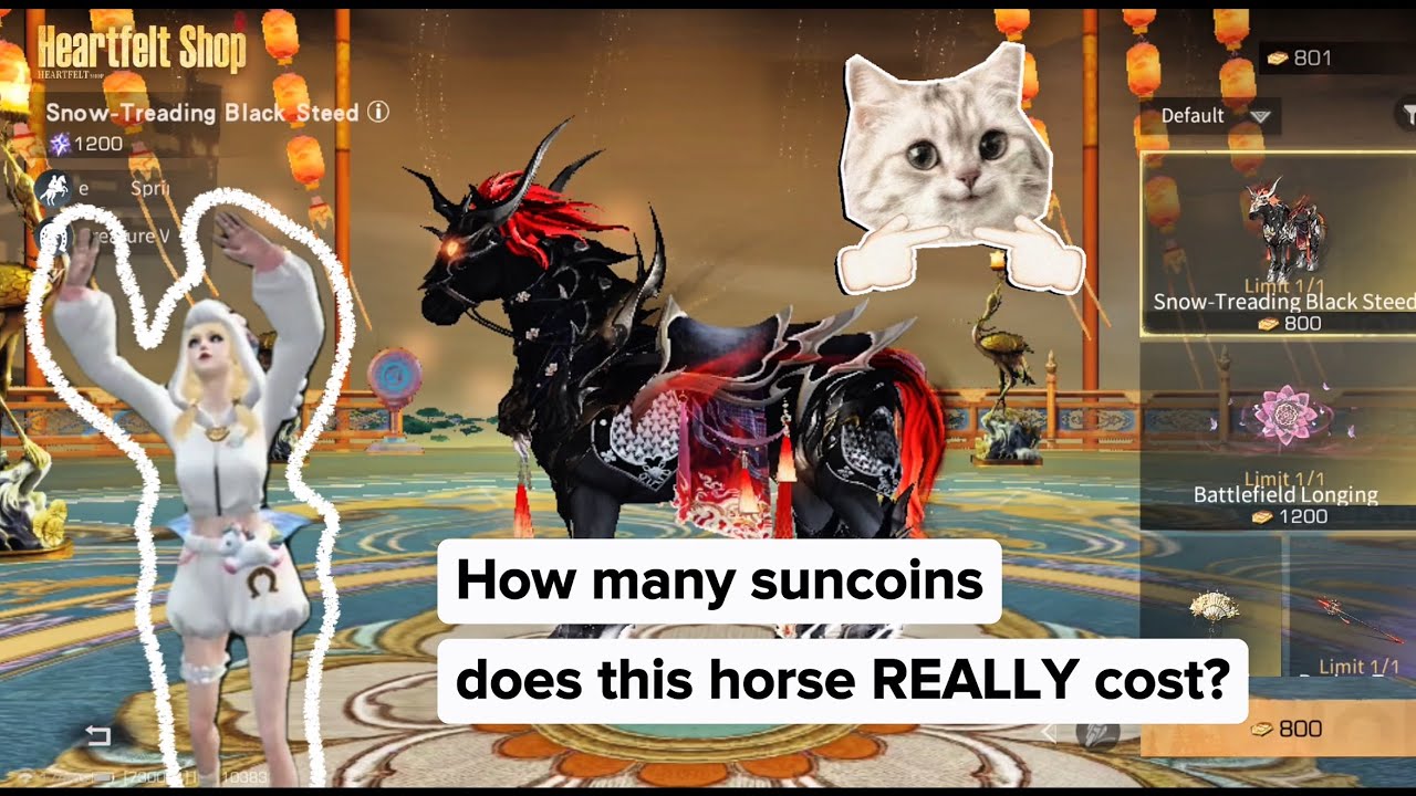 Farewell My Concubine Collection gacha horse skin - Part 2 | LifeAfter
