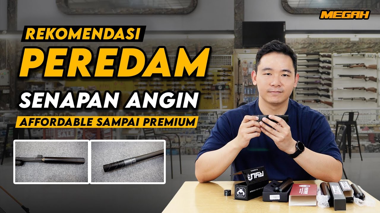 Rekomendasi Peredam Senapan Angin di Megah Sports | Dari Affordable sampai Premium