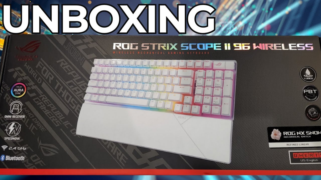 Распаковка и обзор беспроводной материнской платы ASUS ROG STRIX SCOPE II 96!