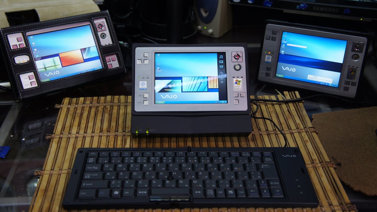 Распаковка Sony Vaio VGN-U50. UMPC Sony из 2000х.