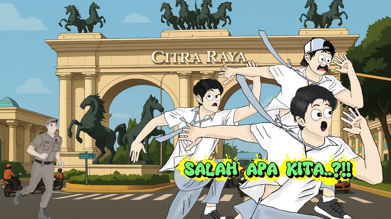 Naik Angkot Mau Renang, Malah Dikejar Satpol PP 😂 | Animasi Lucu Indonesia