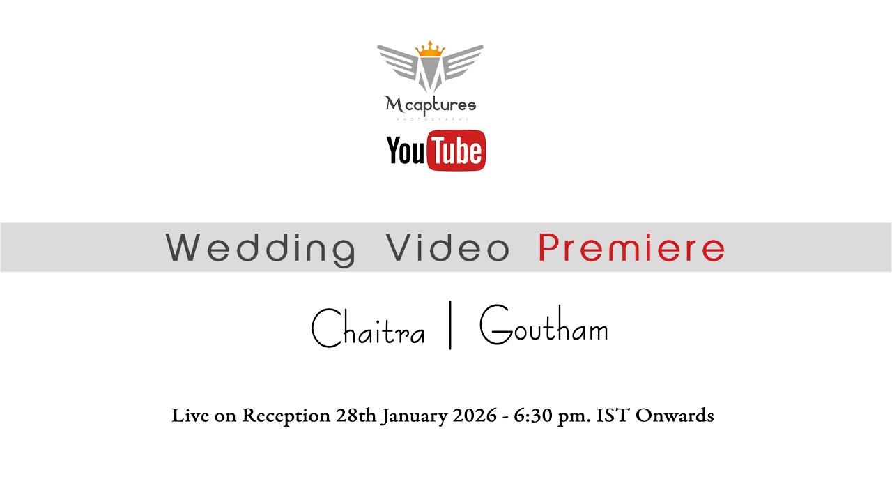 || CHAITRA & GOUTHAM || RECEPTION LIVE ||