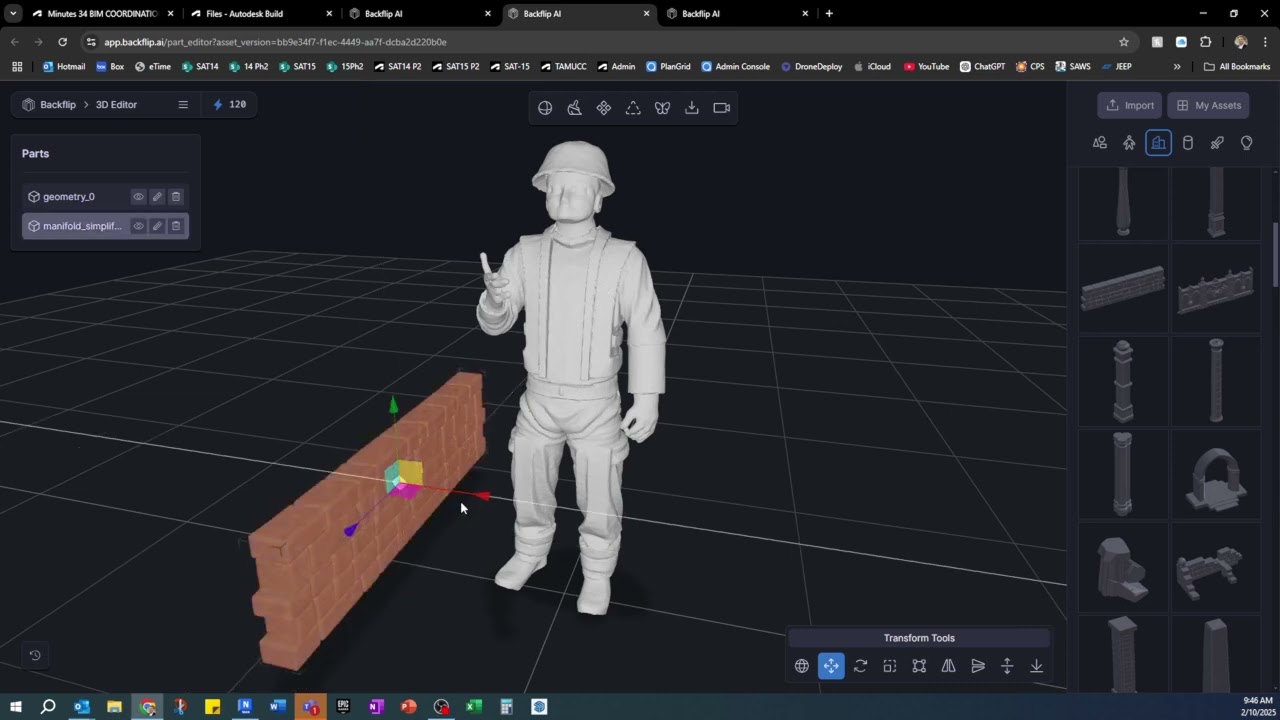 Backflip AI test - text to 3d model