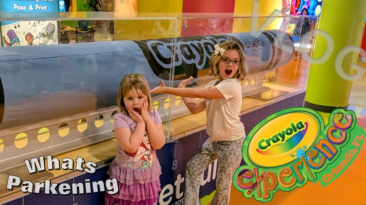 Мы снова в Crayola Experience в Орландо!