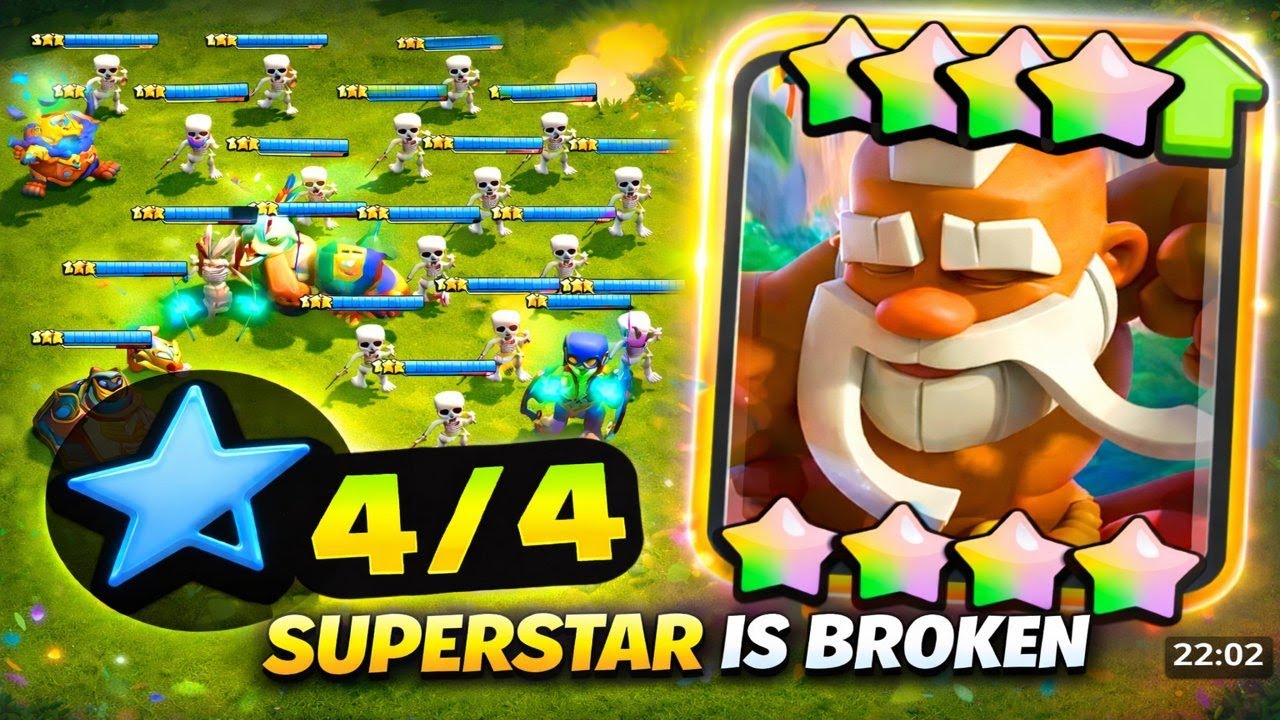 Playing with Full Superstar #clashroyale #supercell #clash #gameplay