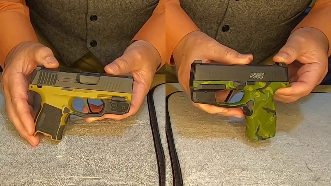 Lima Laser Crimson Trace Laser Comparision for Sig Sauer P365 or P365XL