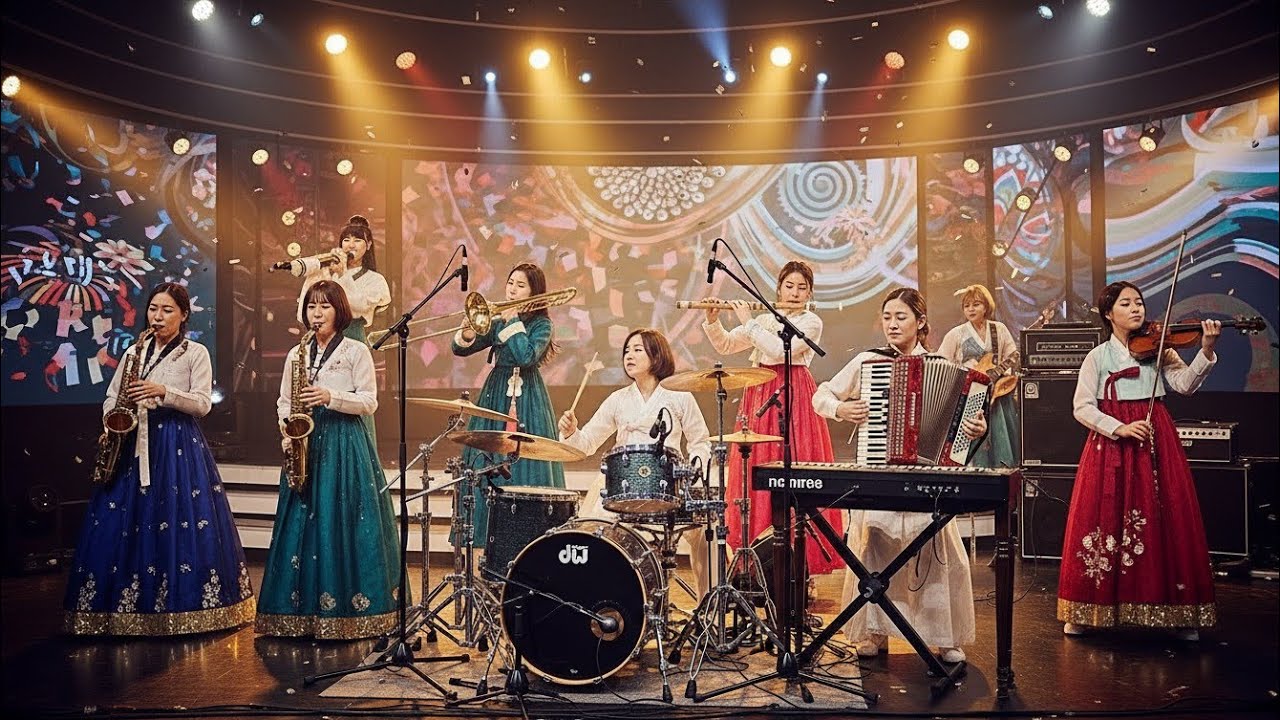 🎷🎸트로트 선율에 물들다악단이 빚어낸 감동의 무대