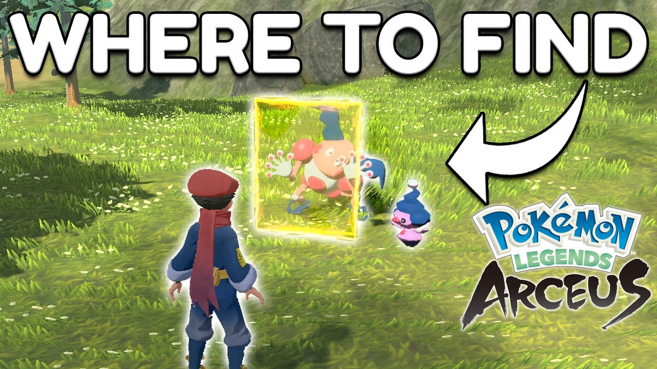 Where to find Mr. Mime and Mime Jr. early in Pokemon Legends: Arceus