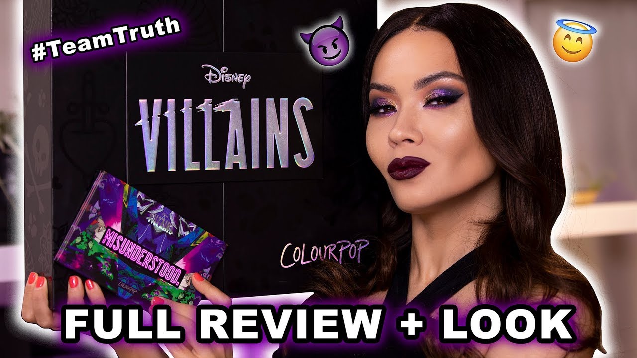 COLOURPOP X DISNEY VILLAINS REVIEW + LOOK | Maryam Maquillage