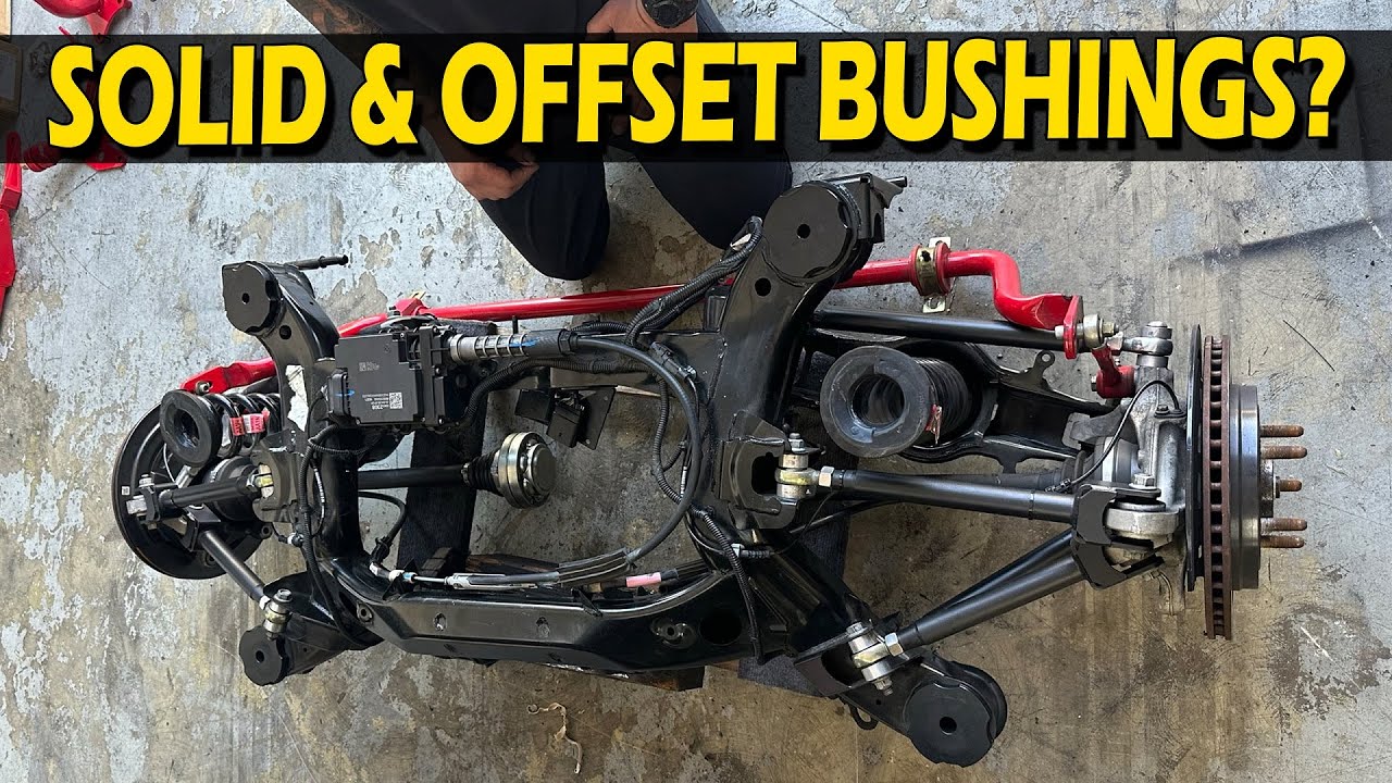 Camaro 16-24 SS Solid Rear & Offset Bushings (With BMR Upgrades!)