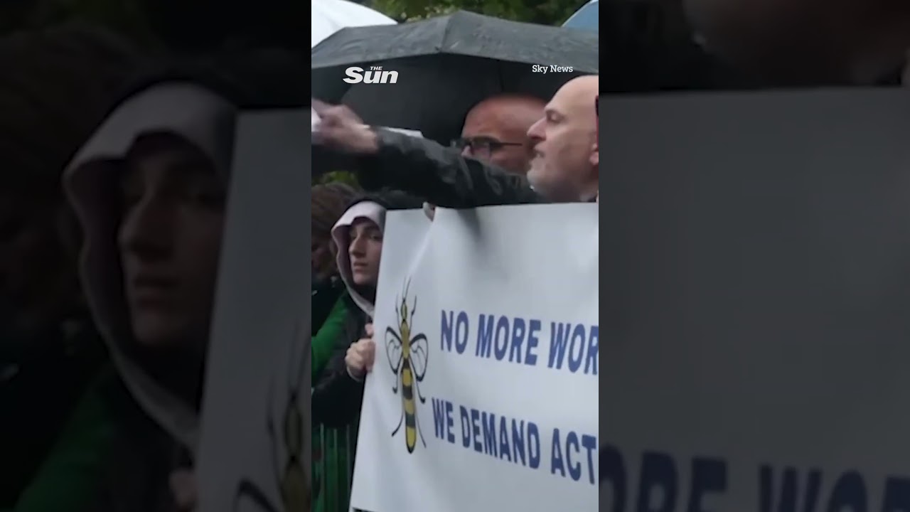 Moment protesters yell &lsquo;you have blood on your hands, you allowed hatred&rsquo; at Deputy PM