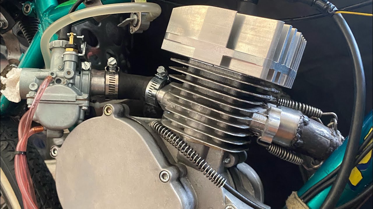 Improved the 66/80cc Motorized Bike (test ride)