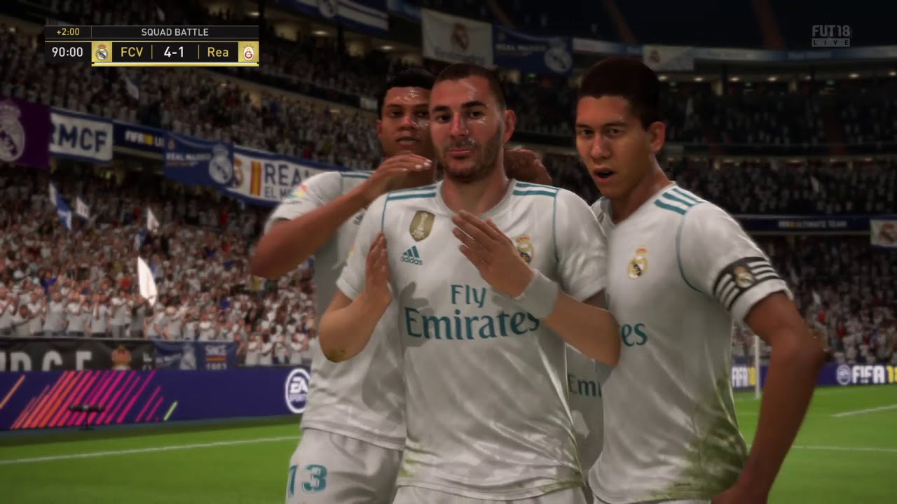FIFA 18 goal from half field