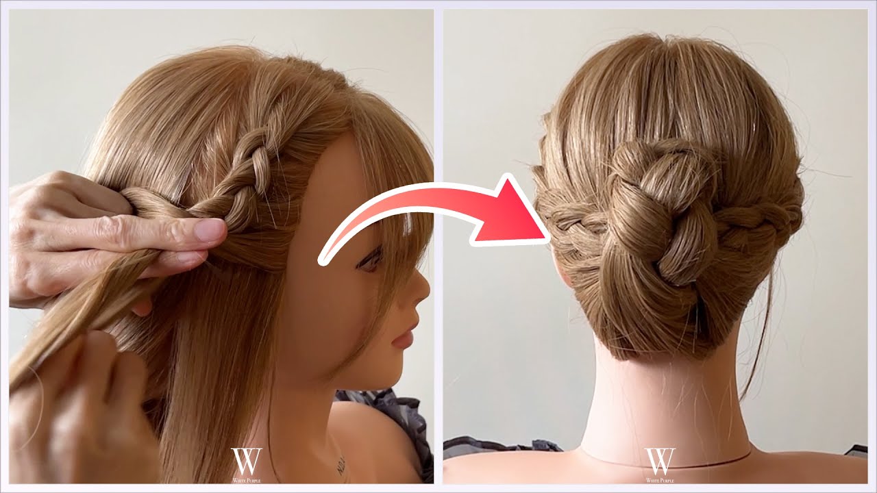 【簡単かわいい】編み込みカチューシャヘアアレンジのやり方
