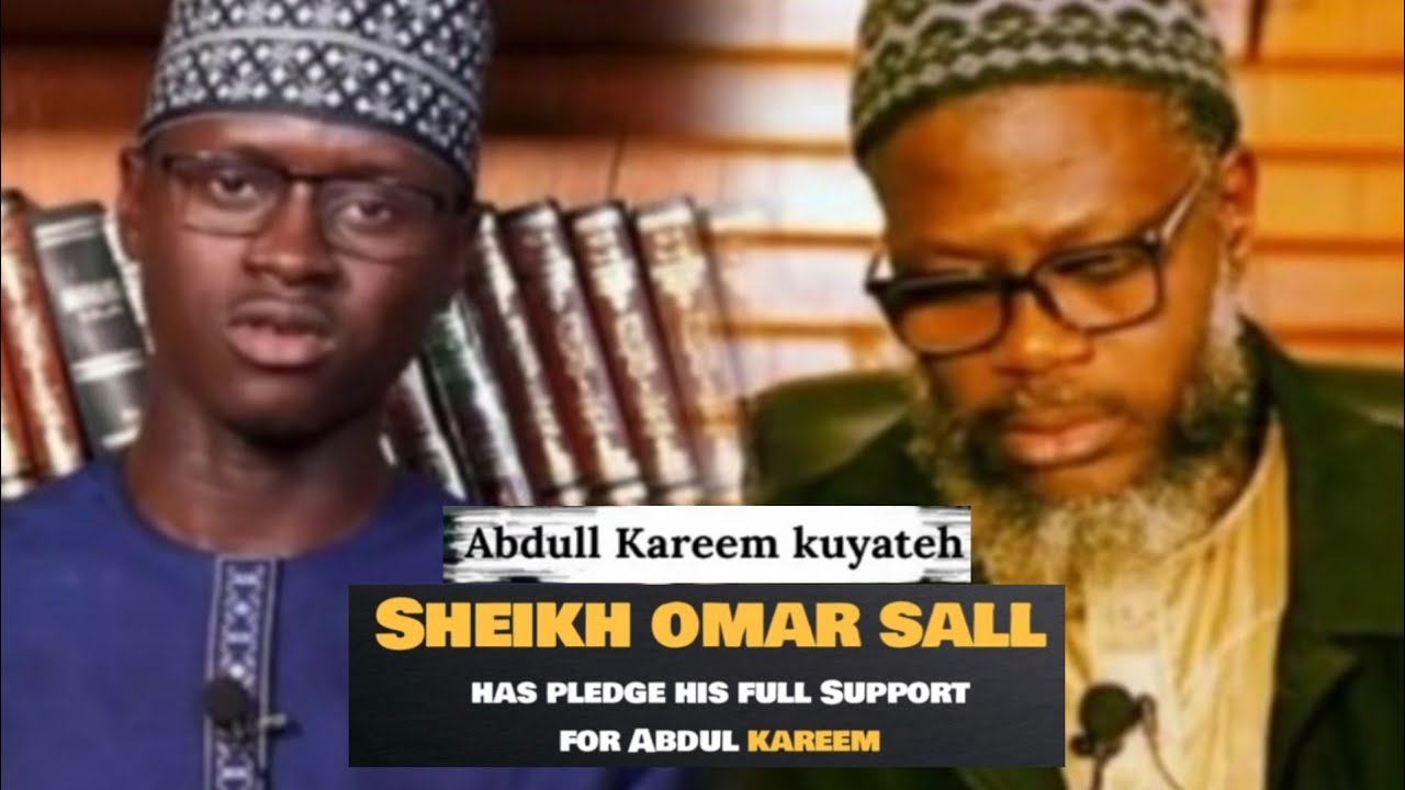 Senegalese Imam Omar Sall pledge his support to Imam Abdul Kareem Kuyateh.
