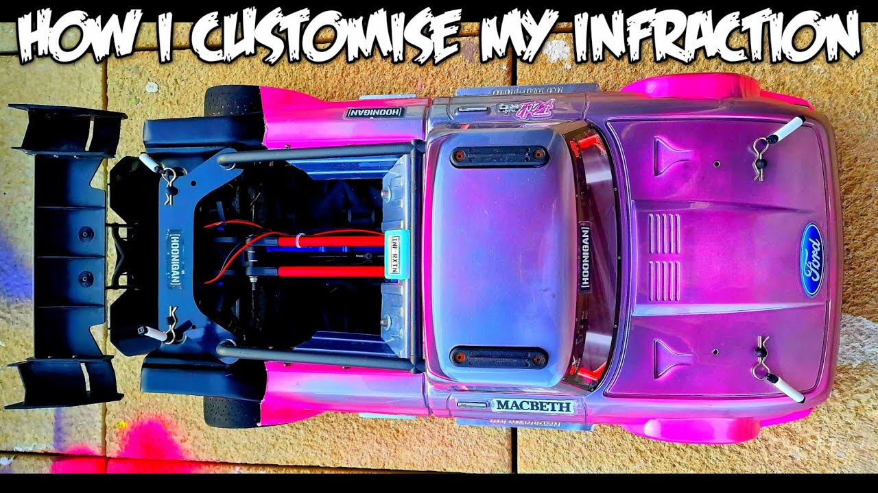 Arrma Infraction 6s How I customise my body shells