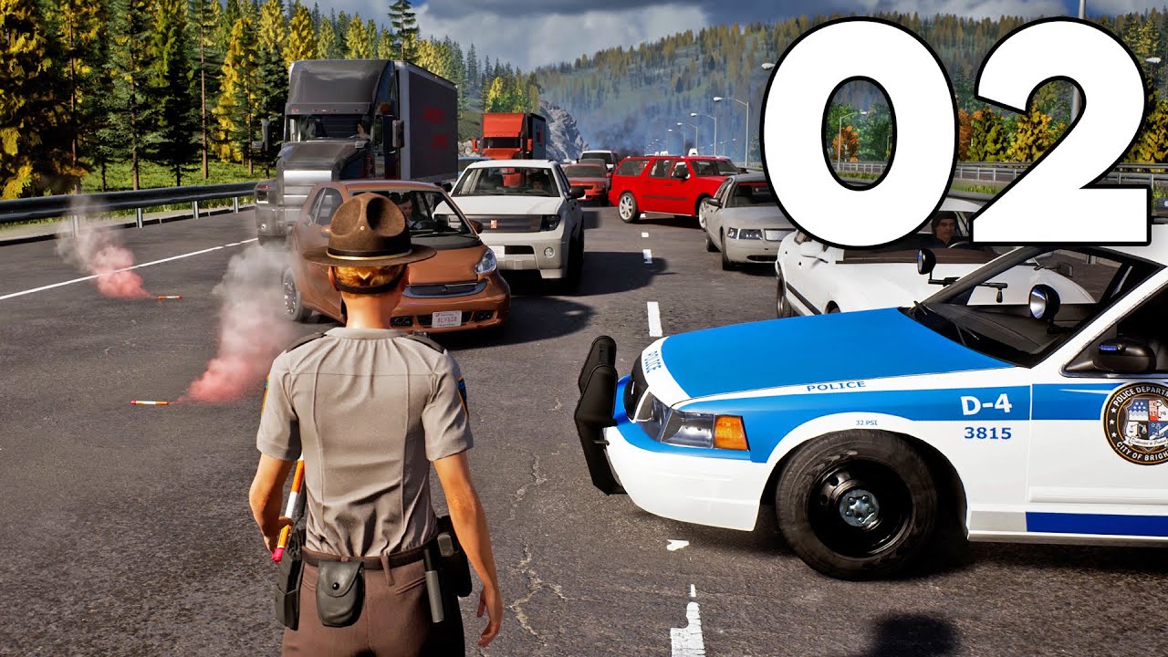 Police Simulator: Highway Patrol - Part 2 - Establishing Road Blocks to Catch Fugitives