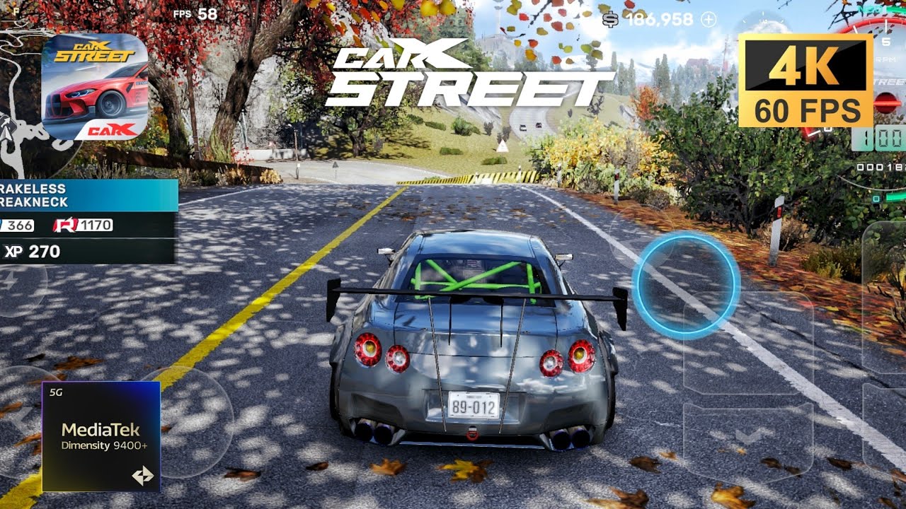 CarX Street 4K Maxed Graphics | Dimensity 9400 Plus