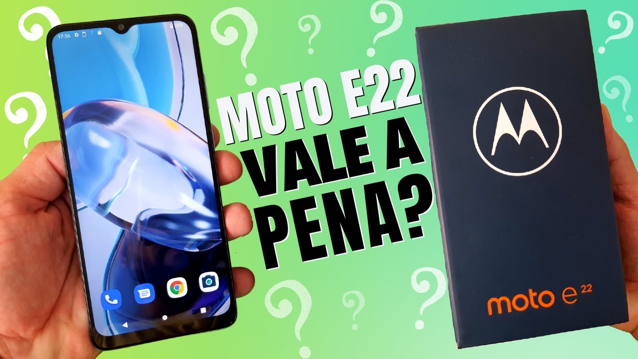 UNBOXING (TIRANDO DA CAIXA) CELULAR MOTOROLA MOTO E22, SERÁ QUE VALE A PENA?