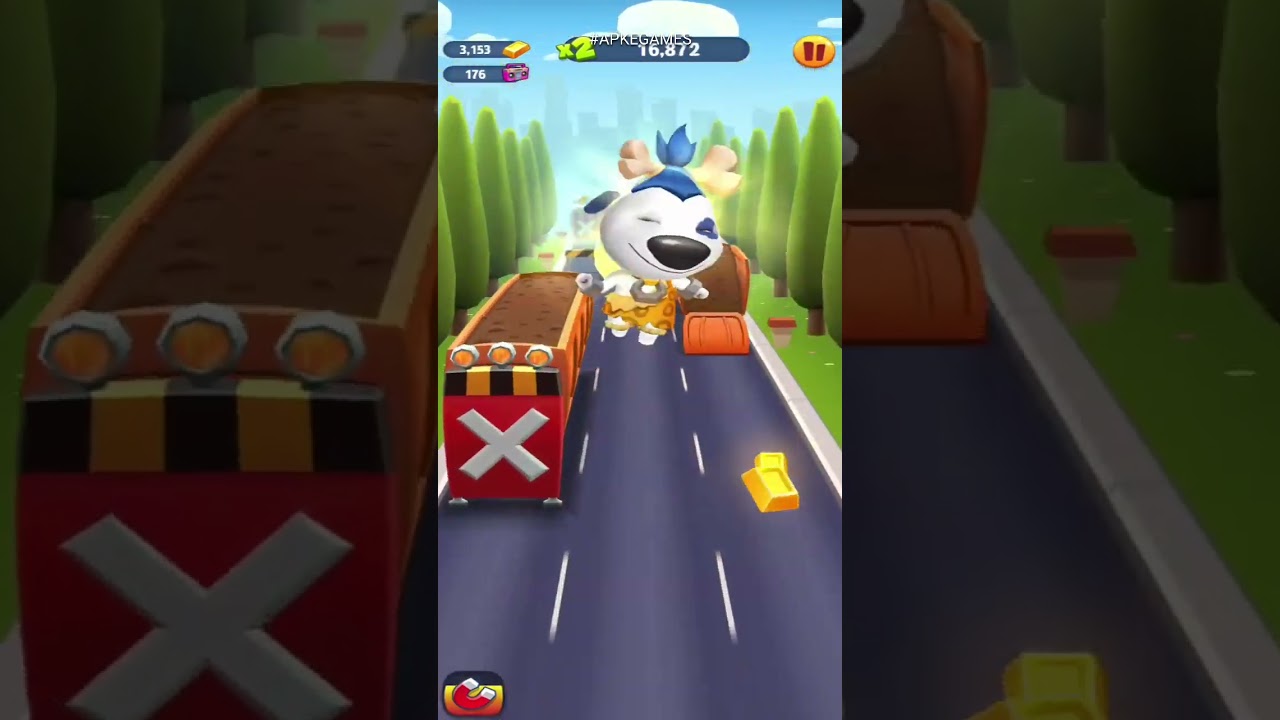 Talking Tom Gold Run Street Jam event Hank Stone age vs Roy Raccoon Gameplay Android ios