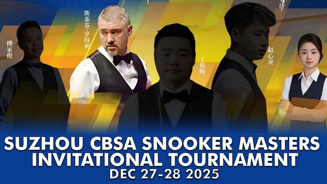 Stephen Hendry Returns | Faces Bai Yulu in China Suzhou