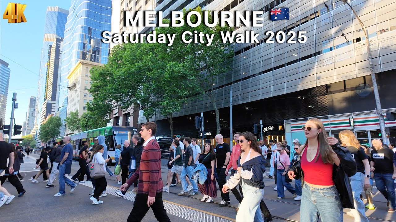 Melbourne Australia Saturday Walking Tour Spring 2025