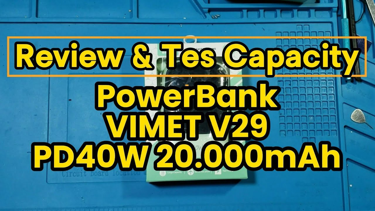 VIMET V29 20 000mAh PD40W, Powerbank paling Worth it di harga nya, bahkan tidak ada lawannya