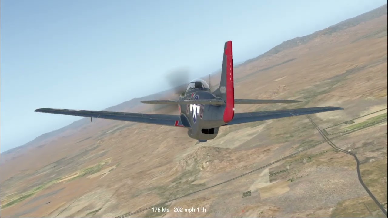 Skunkcrafts P-51D Mustang over Phoenix Az - FREEHAND - Jan 7th 2026 in Xplane 11 on Ubuntu 24 LTS -