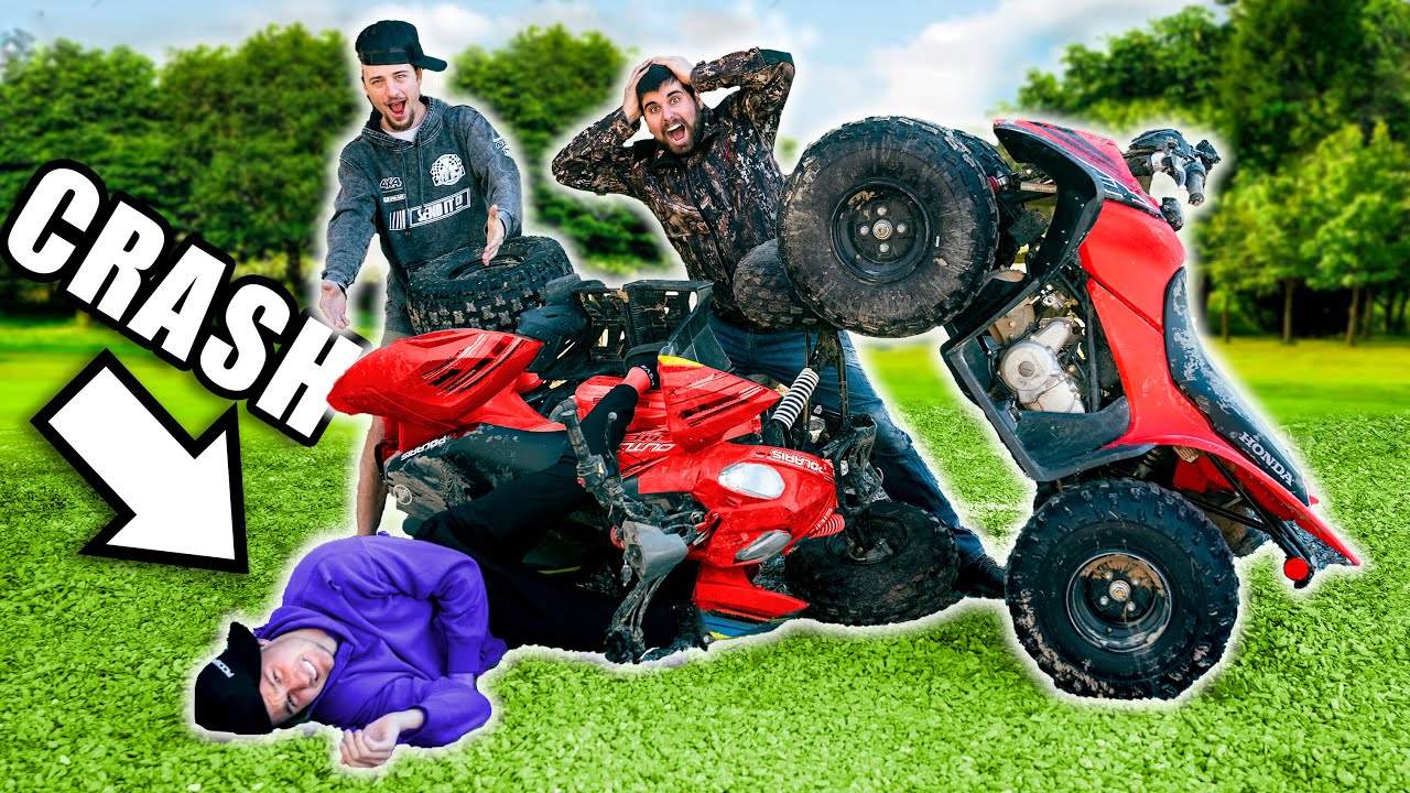 HE WRECKED HIMSELF! EXTREME FOUR-WHEELER TAG!