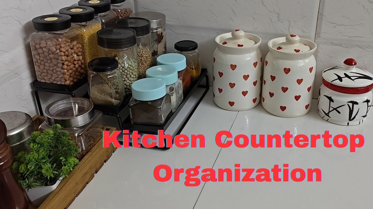 Kitchen Countertop Organization Video 2026 | Clean & Rearrange_Elza's Home Tamil 