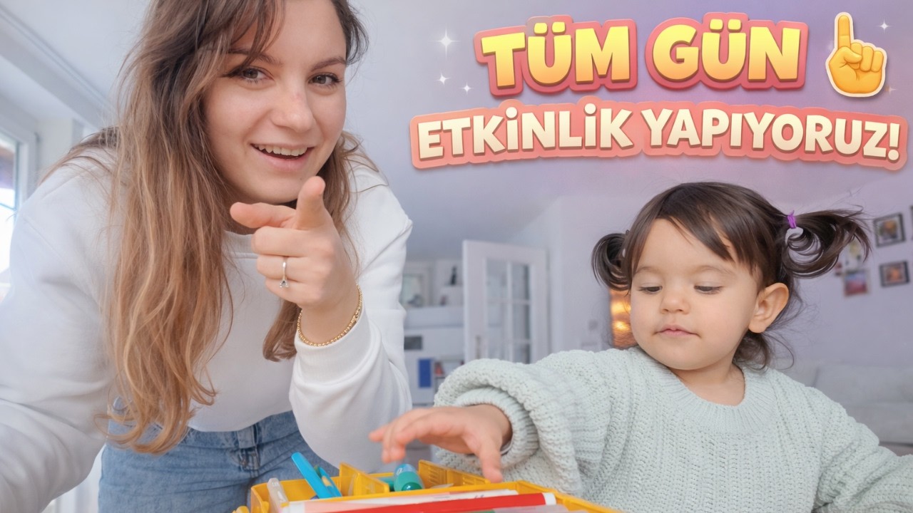2 çocukla 1 gün nasıl geçiyor 🏡 Etkinlik annesi miyim ? vlog 40