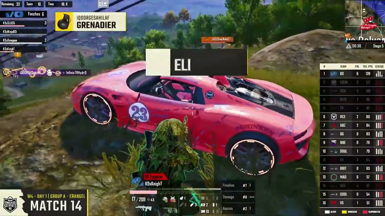 BGIS FIGHTS HIGHLIGHT | INTENSE MATCH | WEEK 4 DAY 1 MATCH 14 #bgis @kraftonindiaesports 