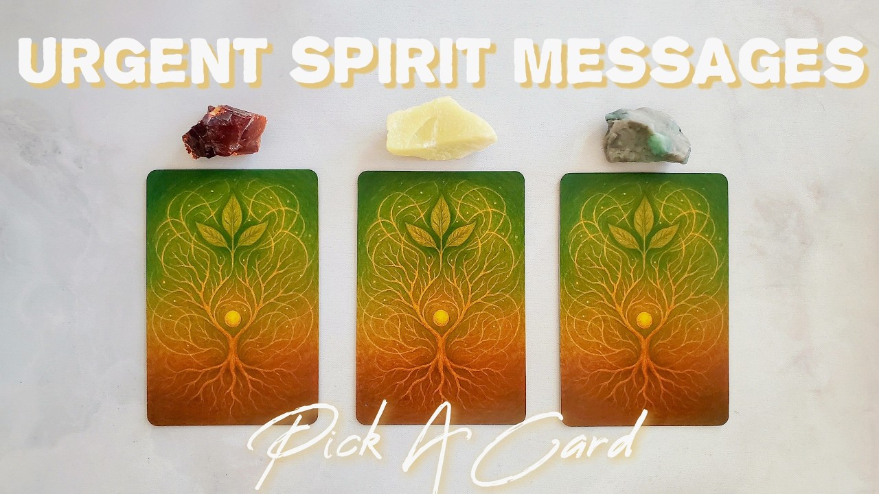 Pick A Card: 🚨 Urgent Messages From Spirit! 💫🌠 #spiritguidemessages