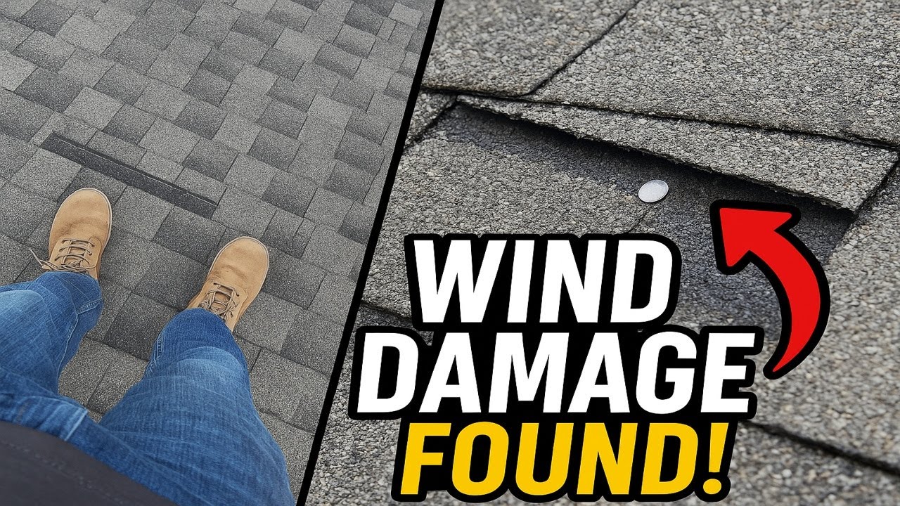 Day in the Life: Full Roof Inspection Uncovers Major Wind Damage!!!