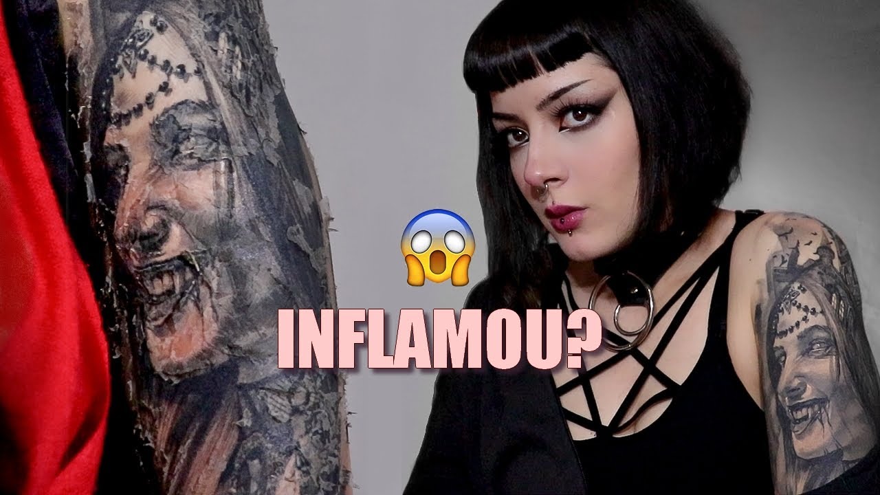 CICATRIZAÇÃO DA TATUAGEM | Como é o processo e todos os meus cuidados | Tatuagem realista
