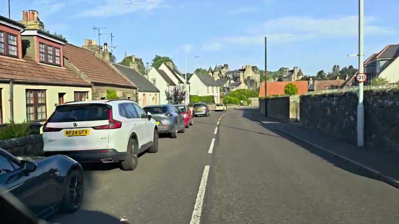 In the Fife area of Scotland today. A drive from Glenrothes to Burnside.