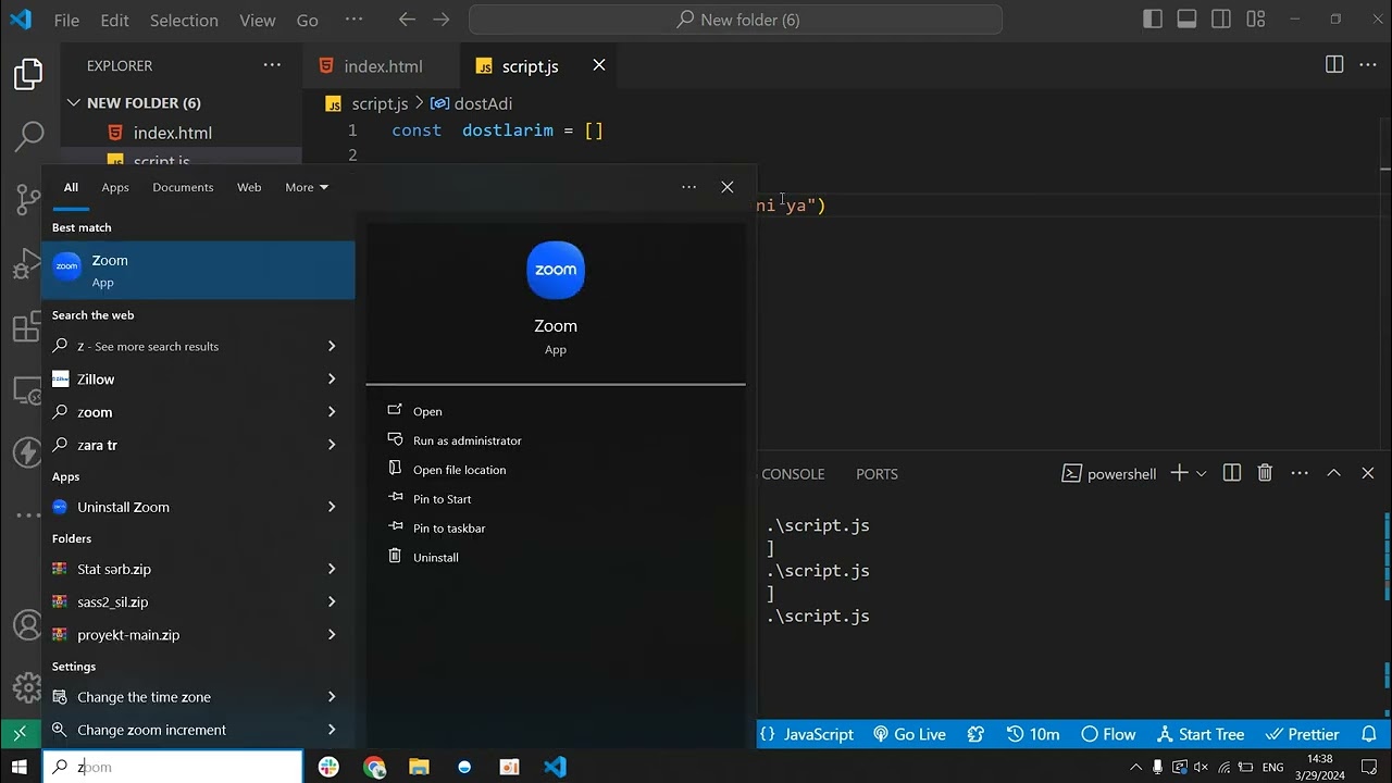 18 javascript array intro